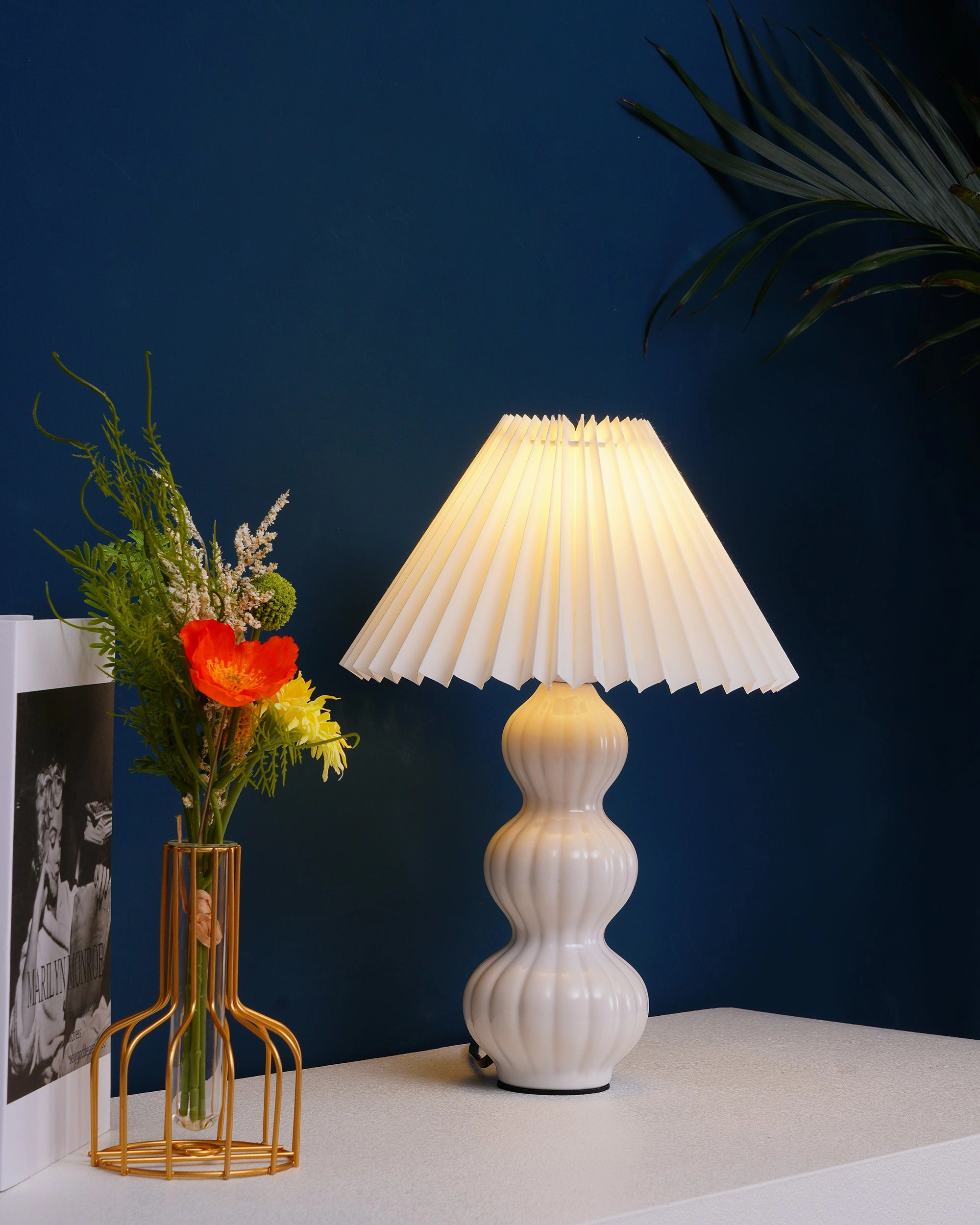 Luna Pleated Table Lamp