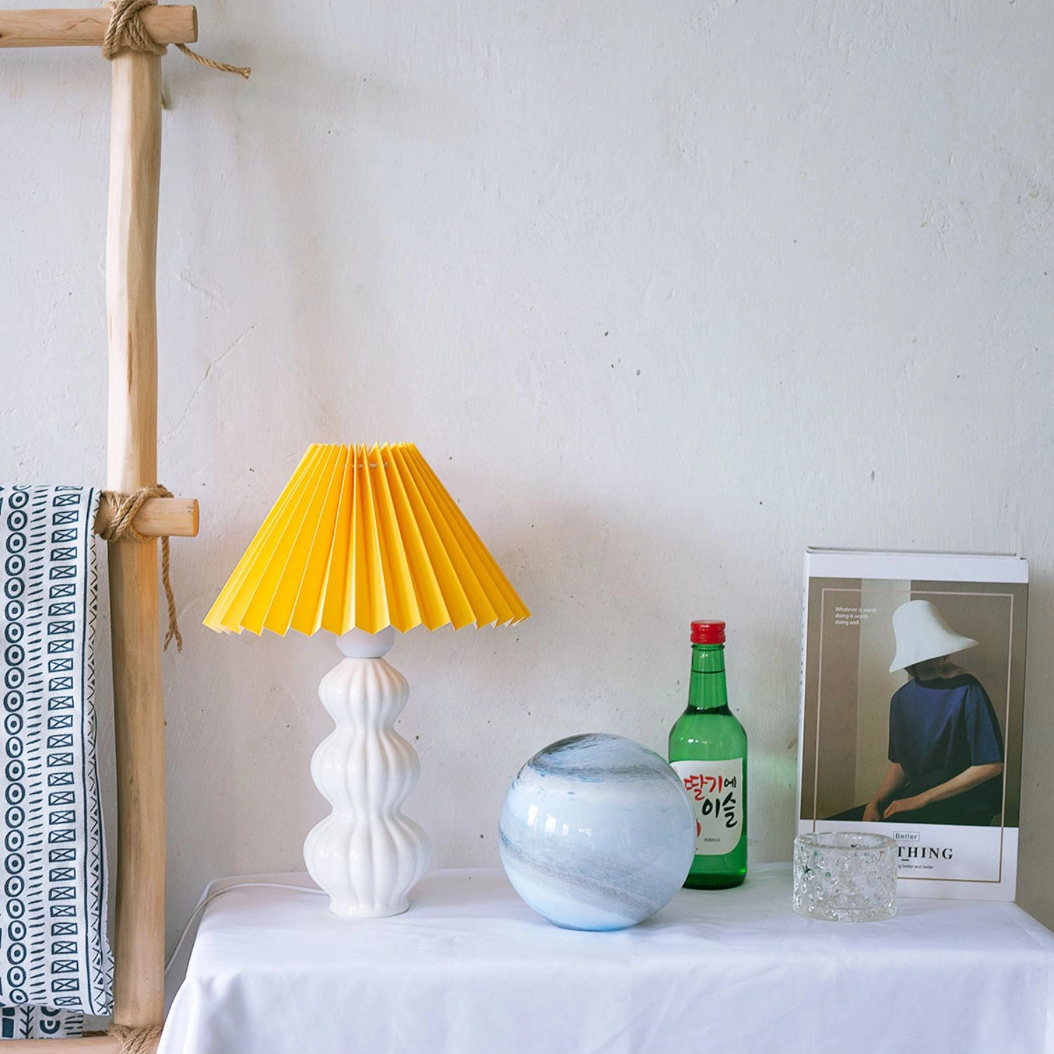 Luna Pleated Table Lamp