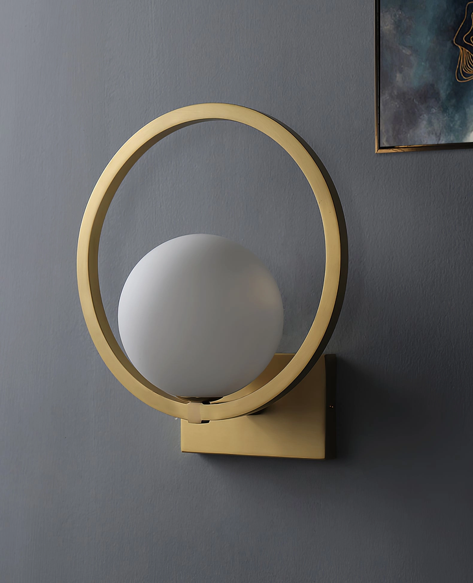 Lunar Brass Wall Lamp