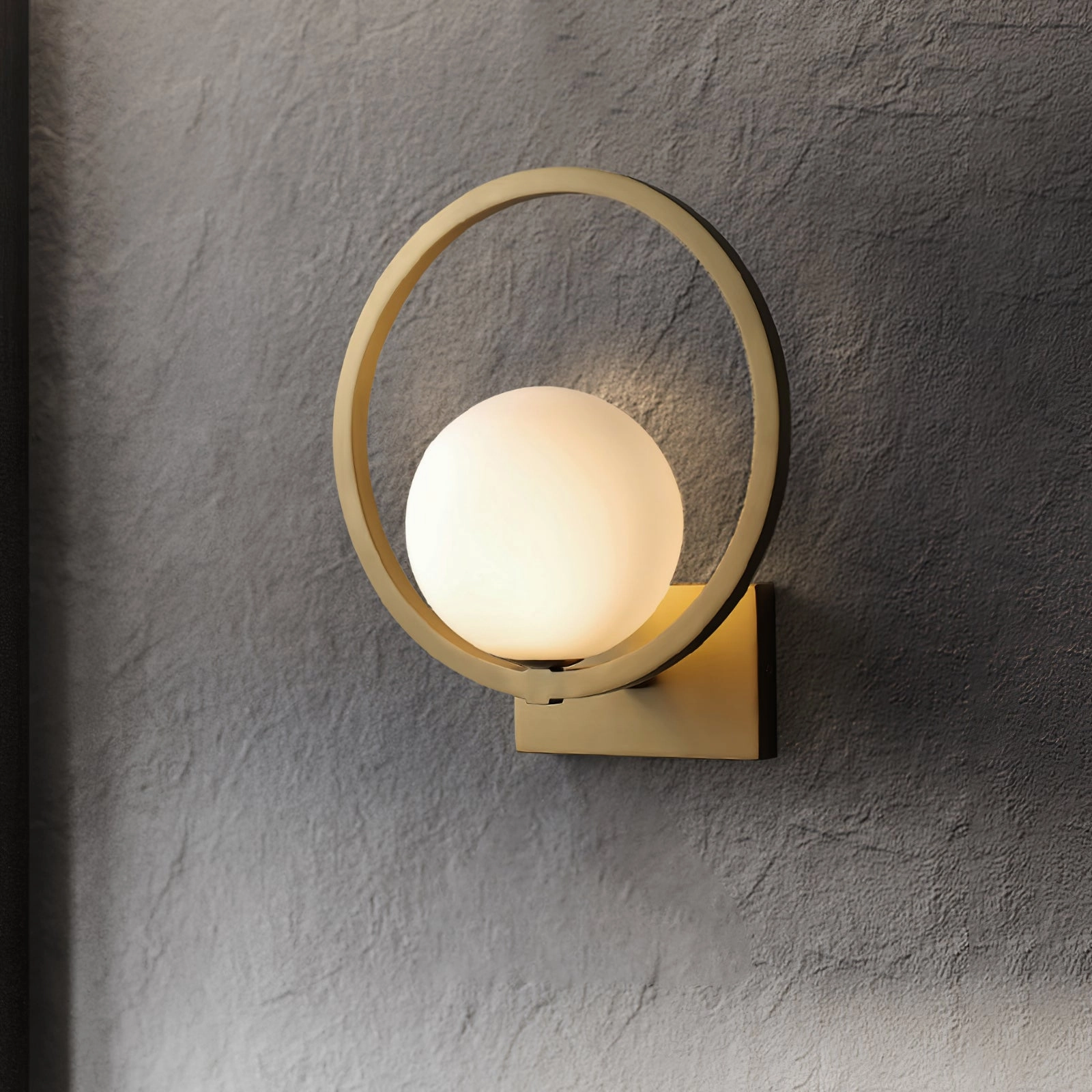 Lunar Brass Wall Lamp