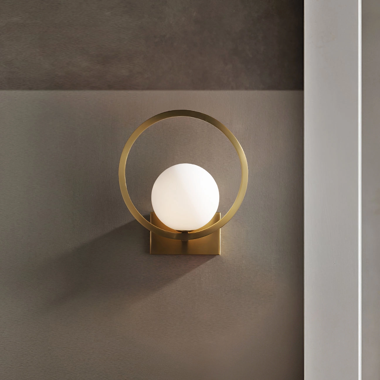 Lunar Brass Wall Lamp