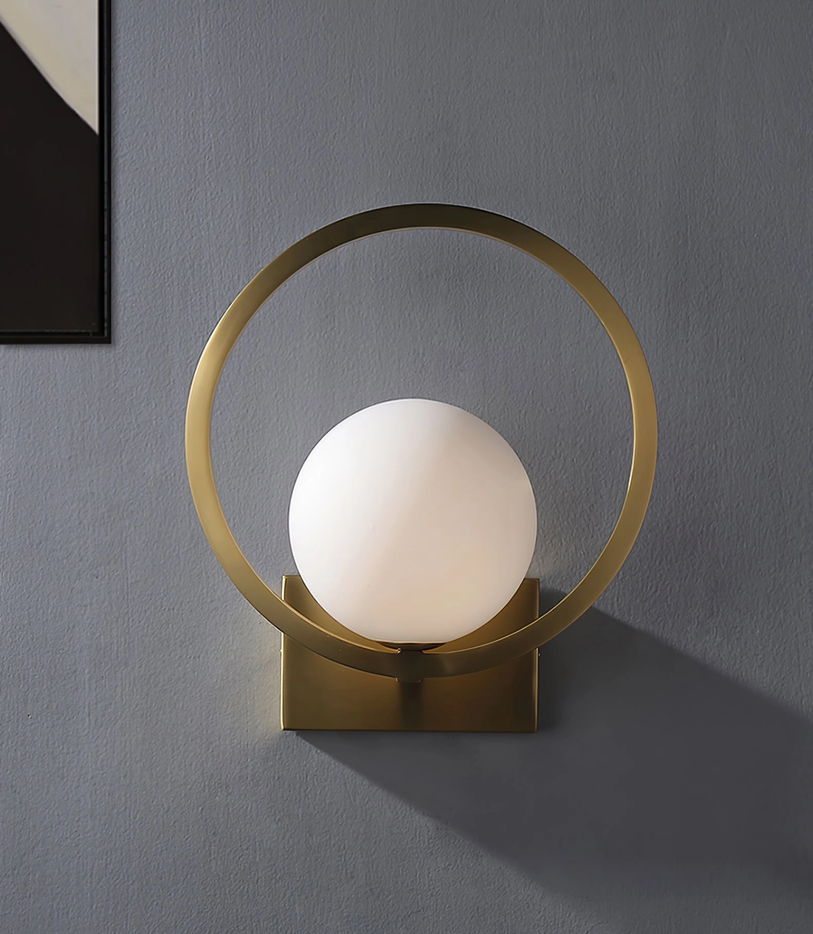 Lunar Brass Wall Lamp