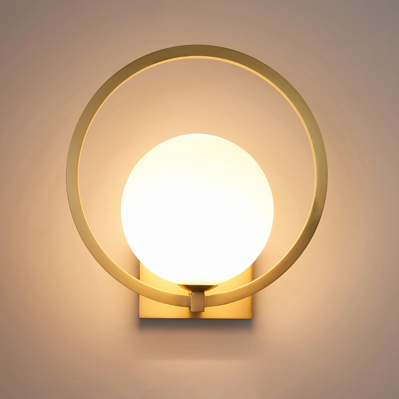Lunar Brass Wall Lamp