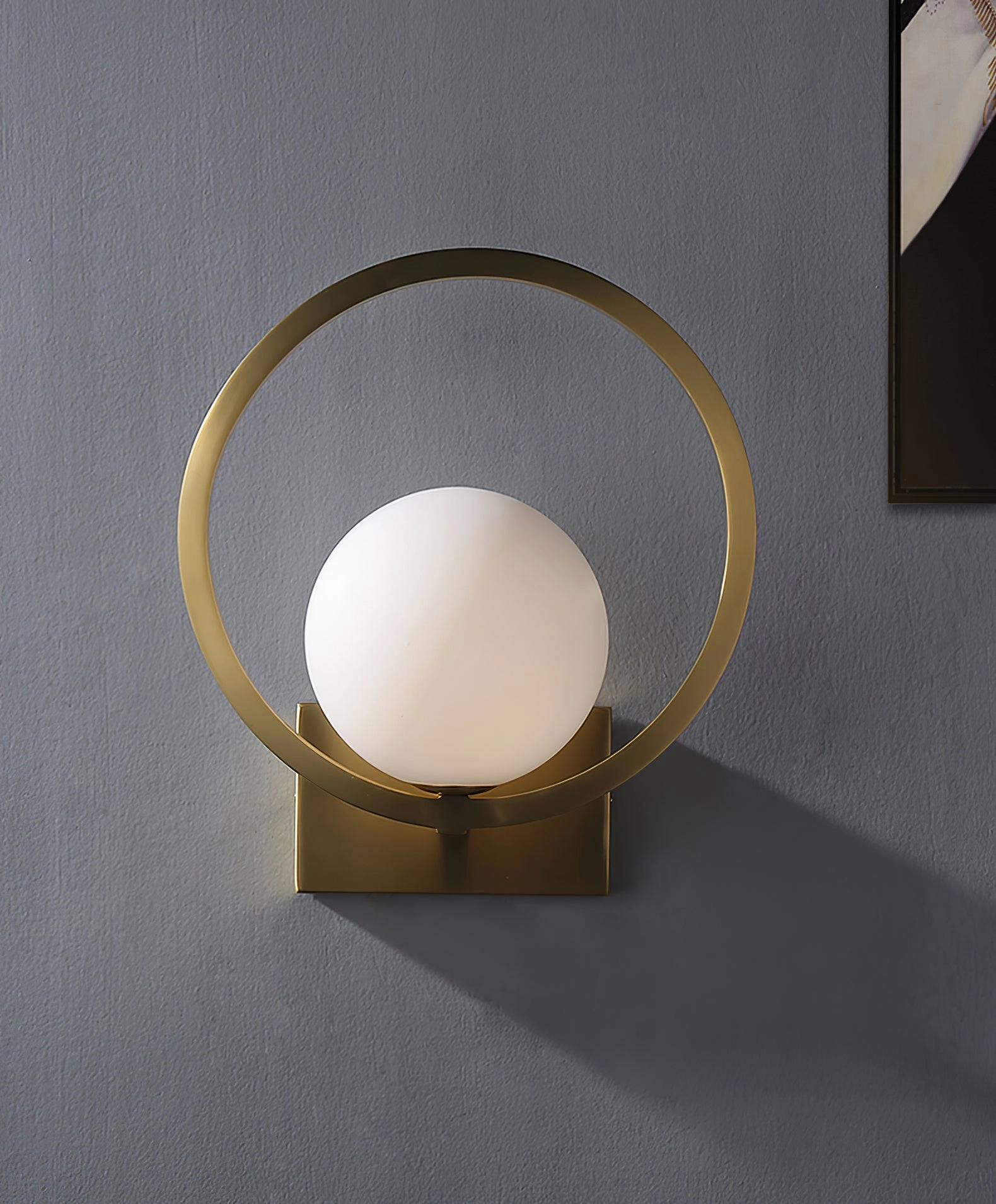Lunar Brass Wall Lamp