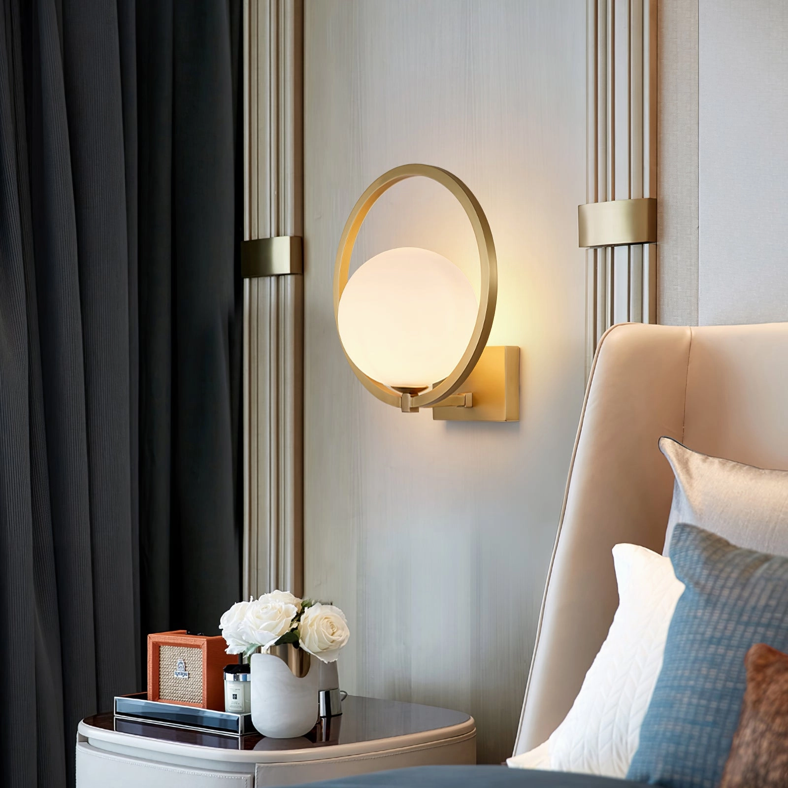 Lunar Brass Wall Lamp