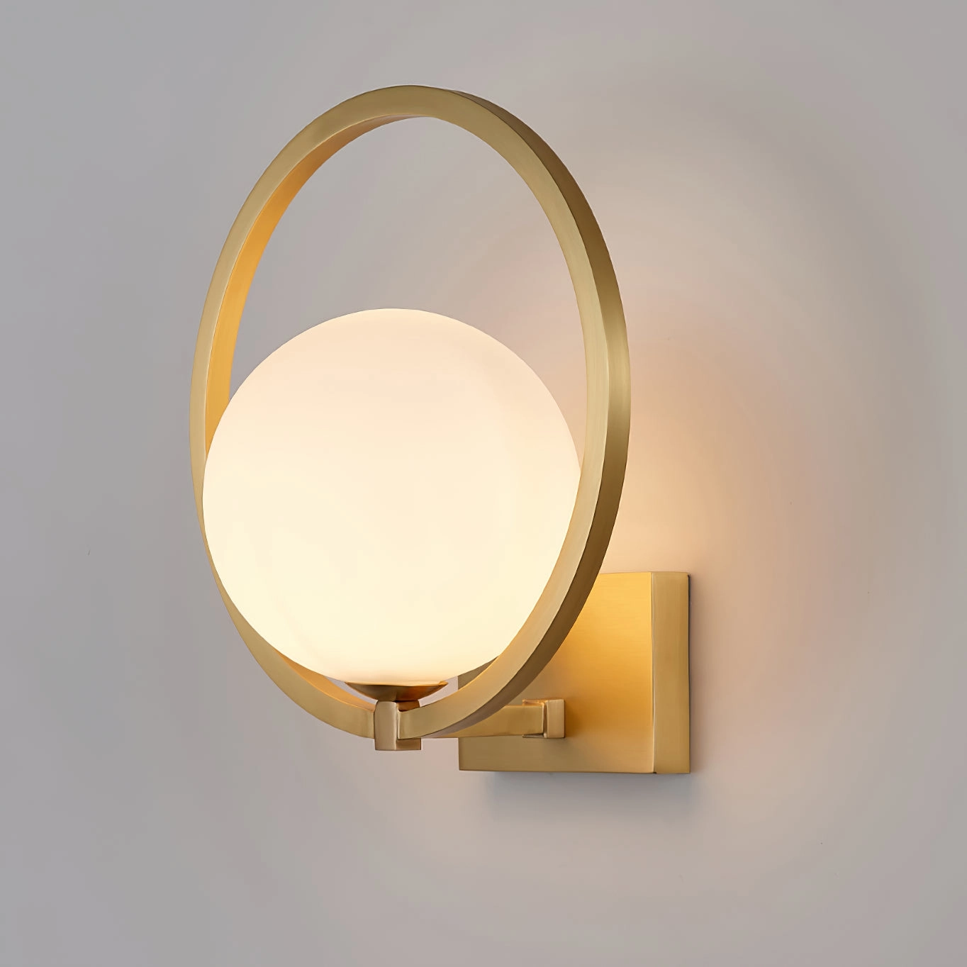 Lunar Brass Wall Lamp