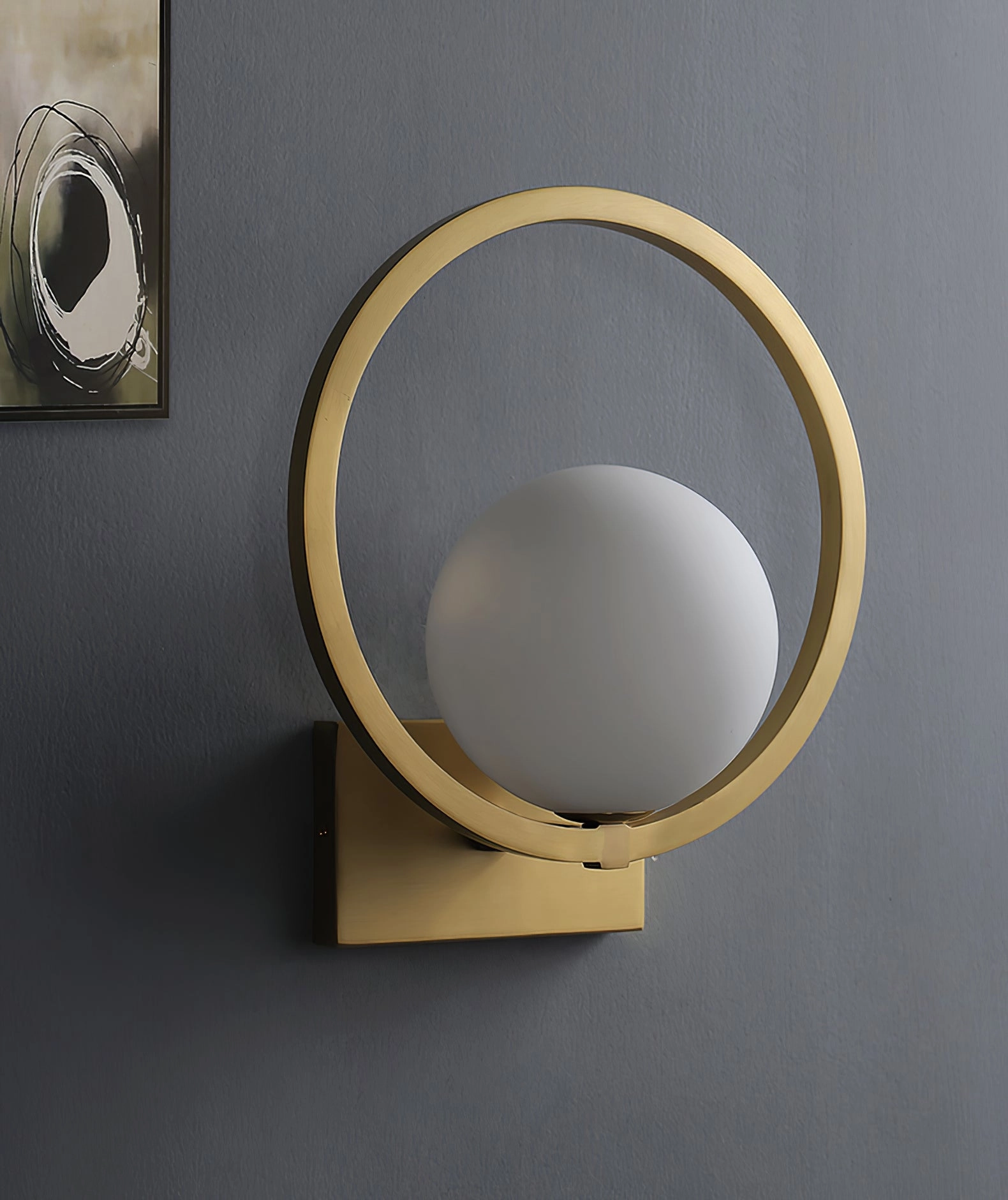 Lunar Brass Wall Lamp