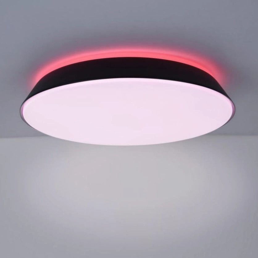 Lutec Painter LED Grey Flush Ceiling Light