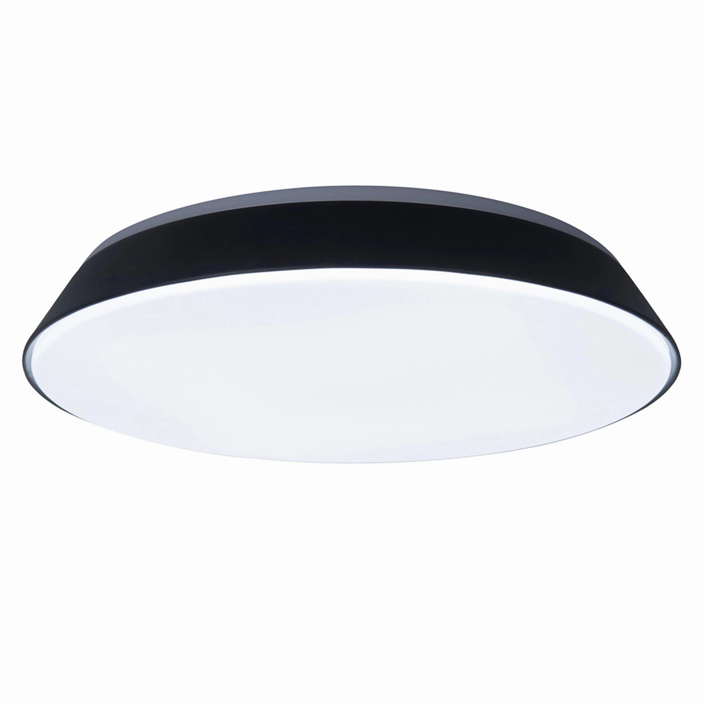 Lutec Painter LED Grey Flush Ceiling Light ambient ceiling fixture