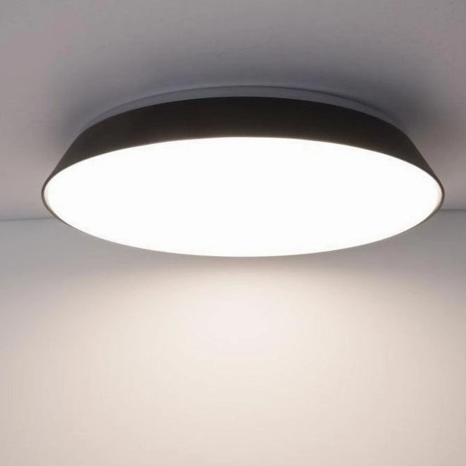 Lutec Painter LED Grey Flush Ceiling Light
