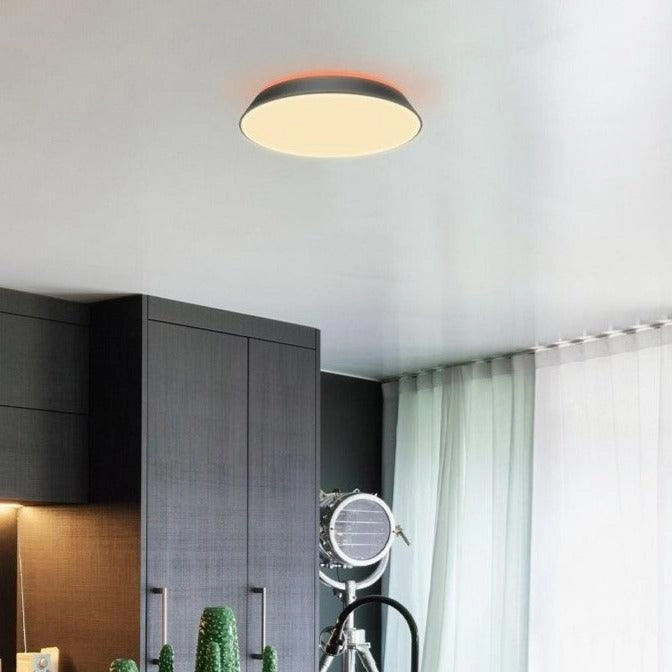 Lutec Painter LED Grey Flush Ceiling Light