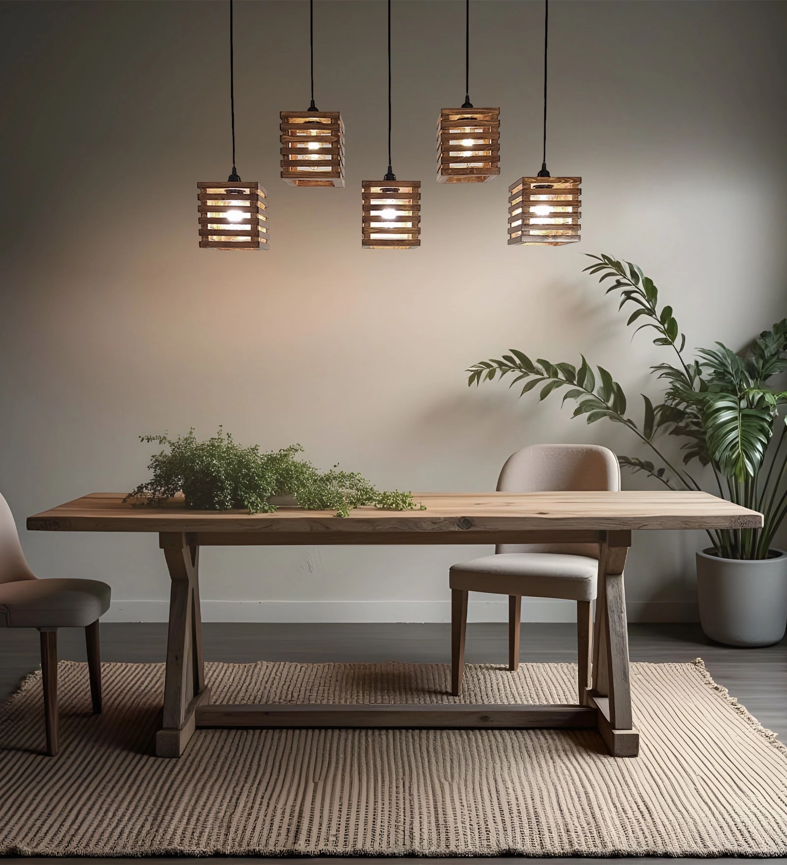 Lyon Brown 5 Series Hanging Lamp (BULB NOT INCLUDED) decorative ceiling fixture