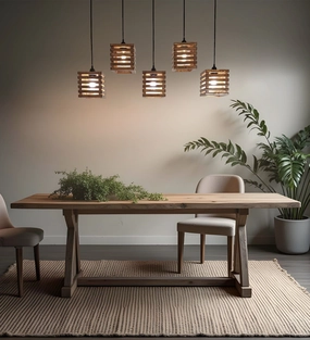 Lyon Brown 5 Series Hanging Lamp (BULB NOT INCLUDED) decorative ceiling fixture