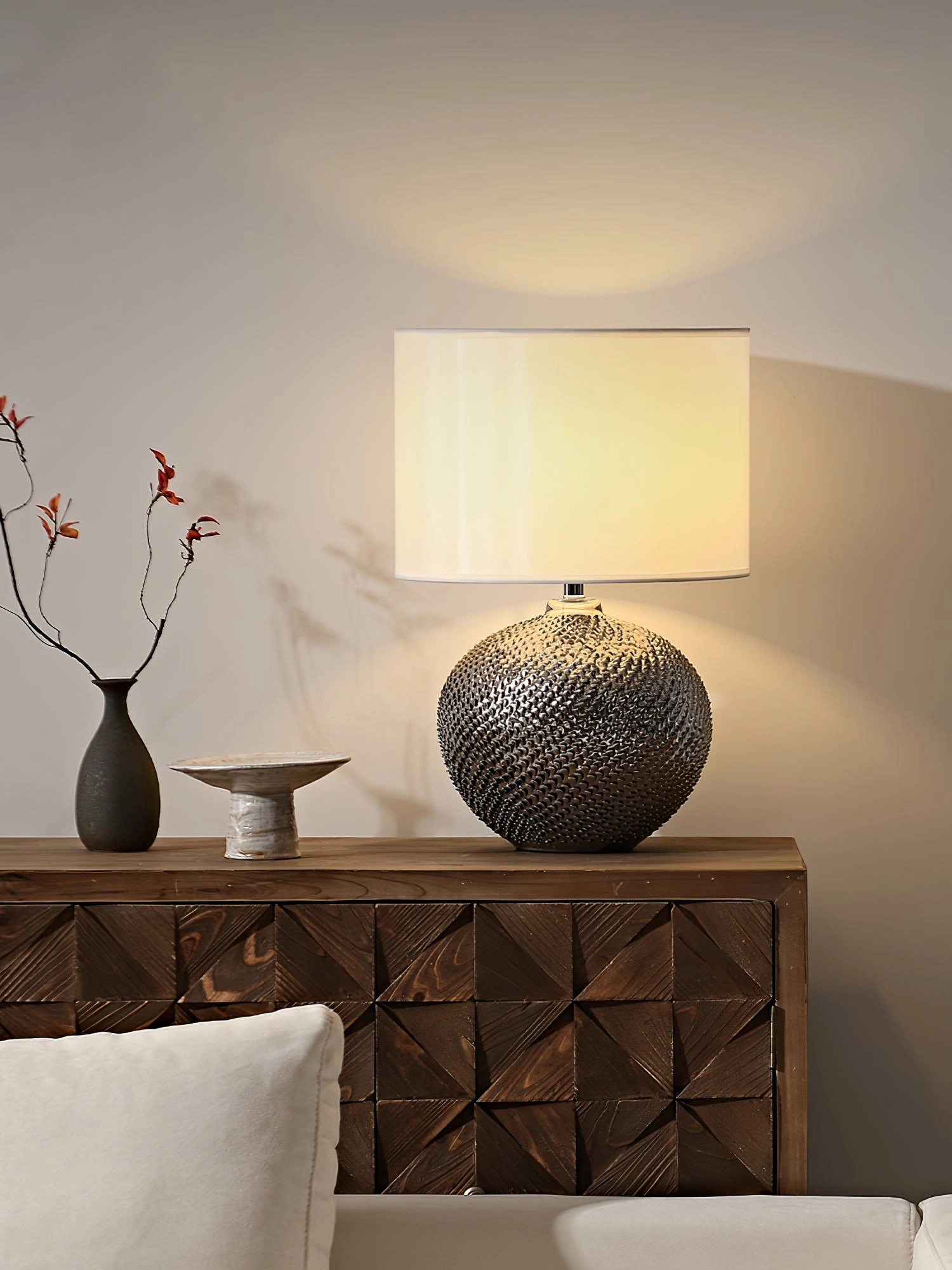 Mabel Textured Ceramic Table Lamp