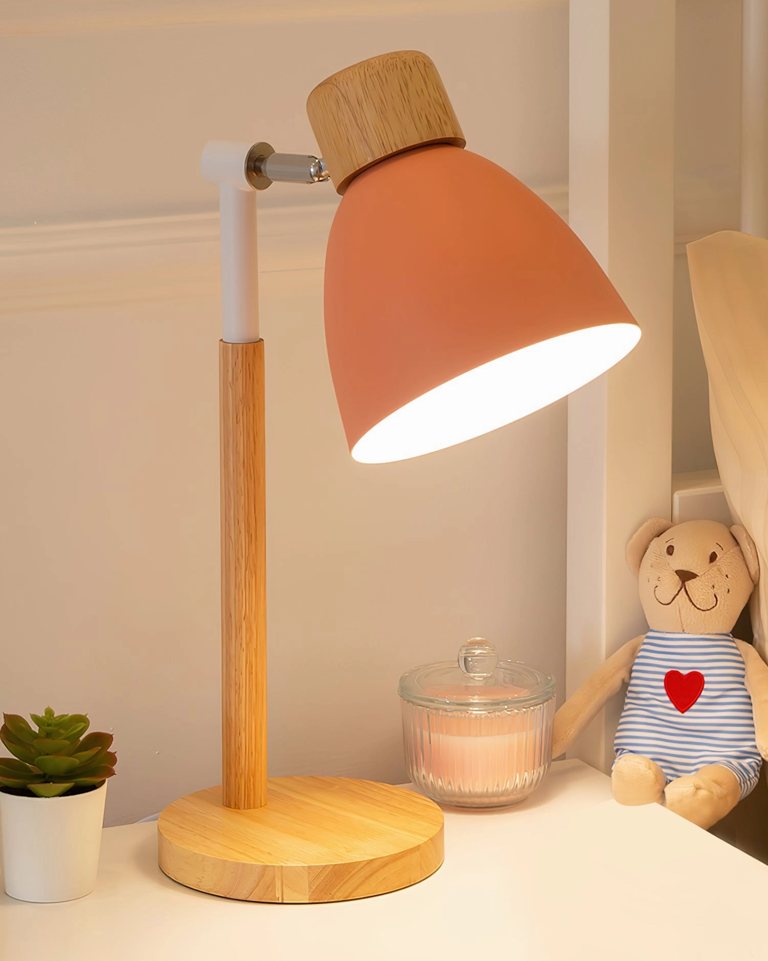 Macaroon Wood Table Light