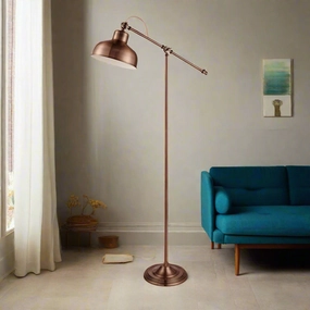 Macbeth Copper Industrial Floor Lamp Damaged Box creative lampshade design
