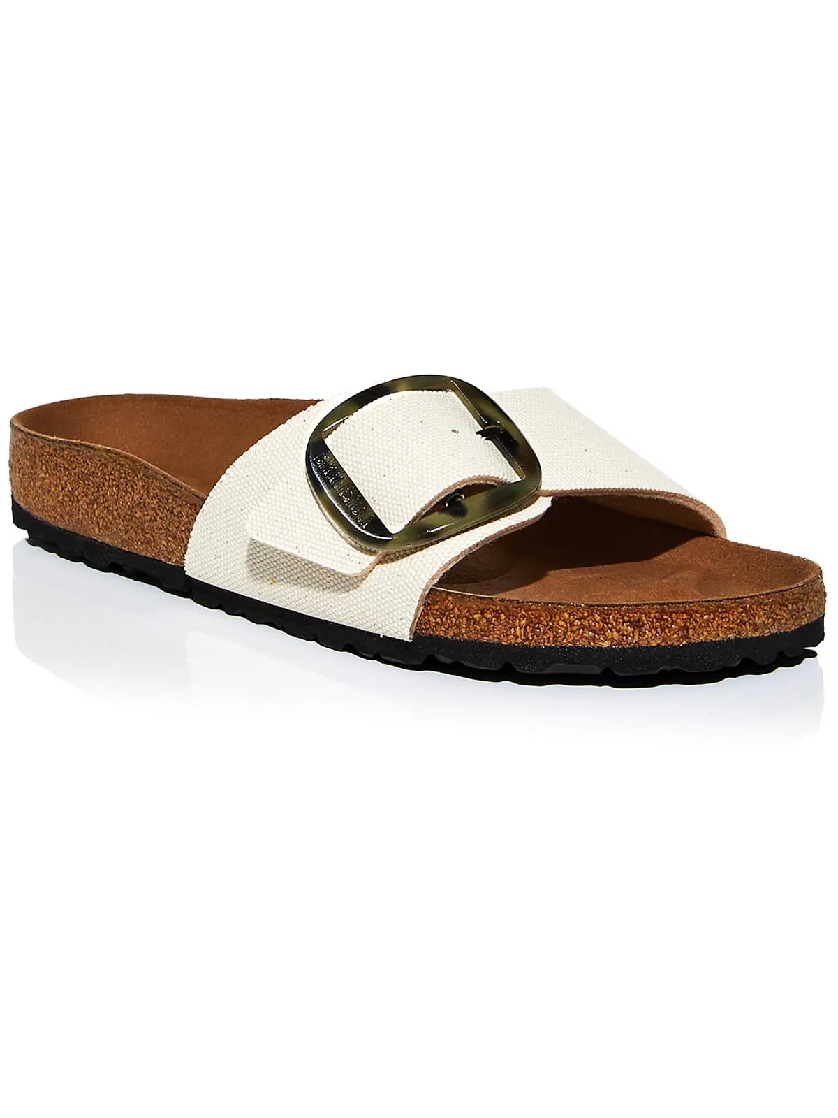 Madrid Womens Padded Insole Buckle Footbed Sandals