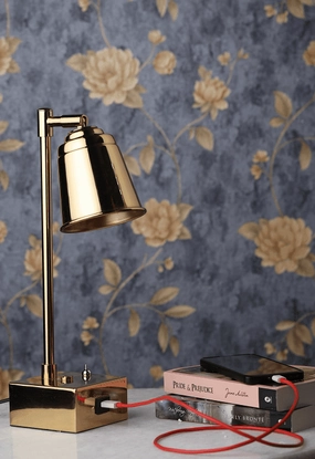 Matt Gold Steel Adjustable Study Lamp decorative ceiling fixture