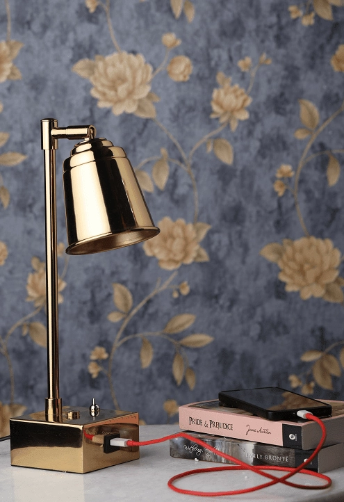 Matt Gold Steel Adjustable Study Lamp decorative ceiling fixture