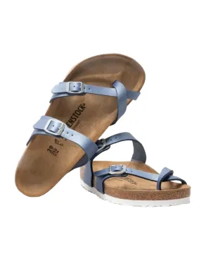 Mayari Cross Strap Sandal in Azure Blue