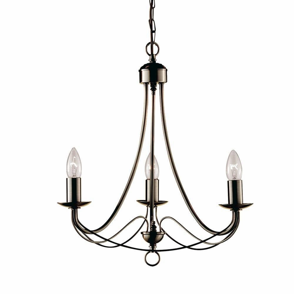 Maypole 3 Light Antique Brass Ceiling Pendant Searchlight sleek LED ceiling lamp
