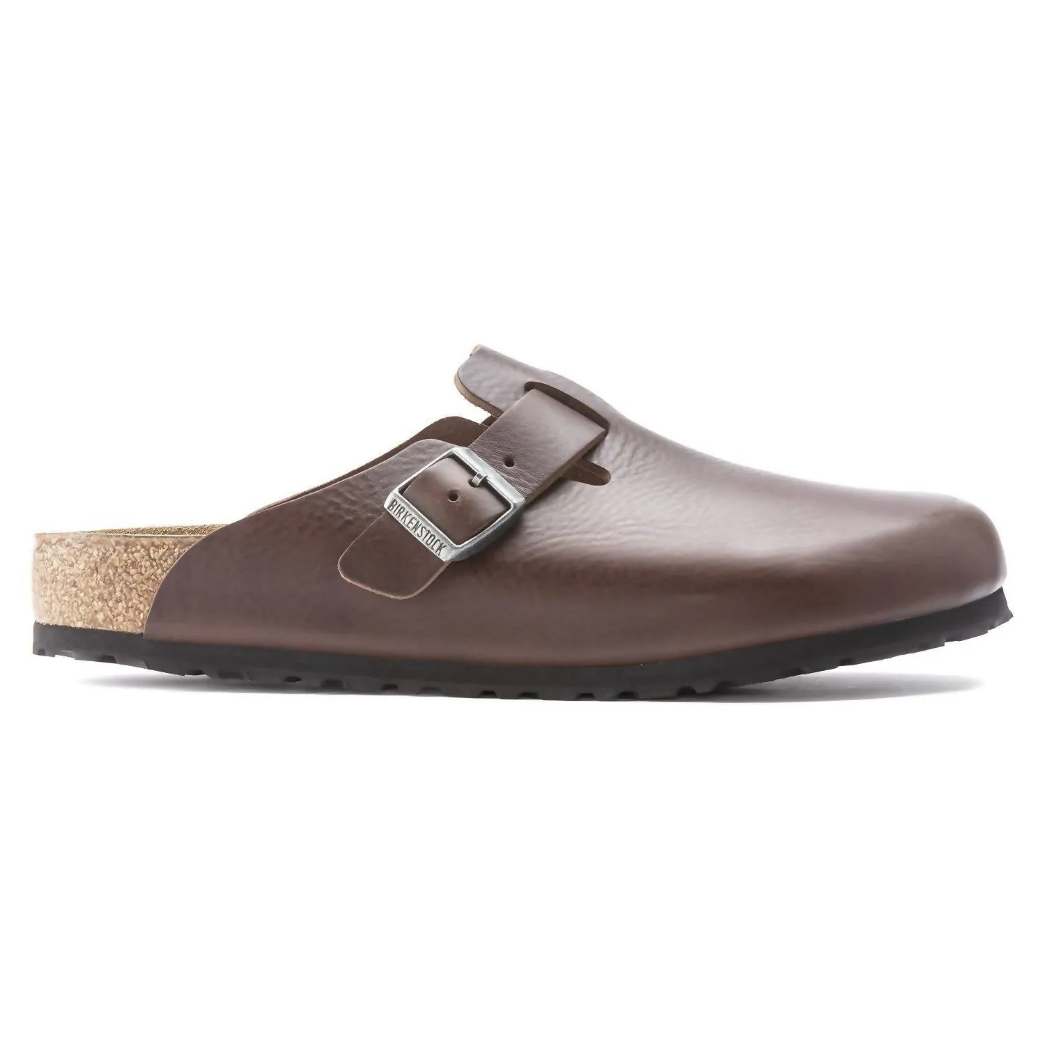 Men's Boston Leather Clog In Vintage Wood Roast