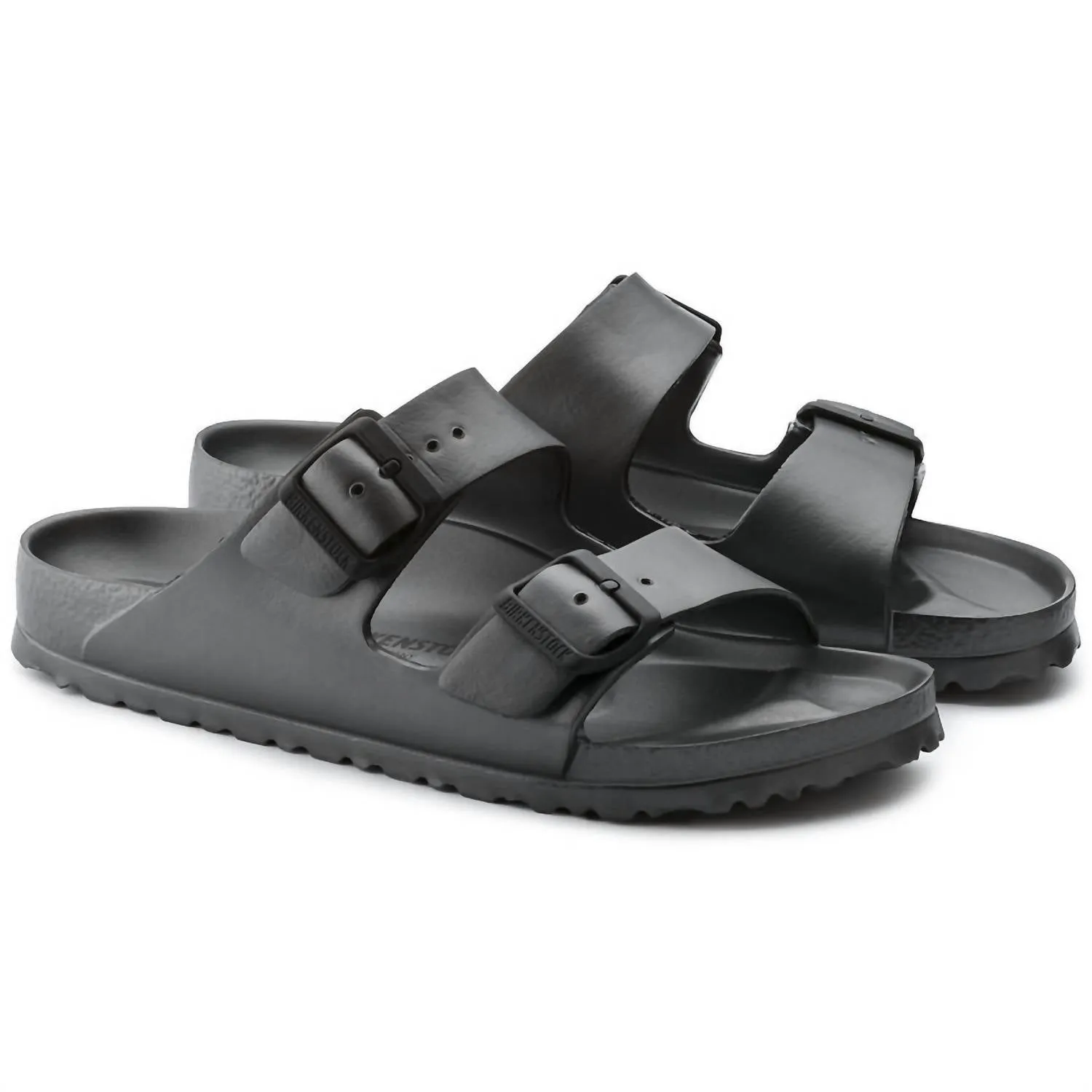 Men's Eva Regular Footbed Sandals In Metallic Anthracite