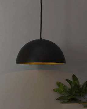 Metallic Black Home Decor Hanging Pendant Light For Home Decoration decorative ceiling fixture