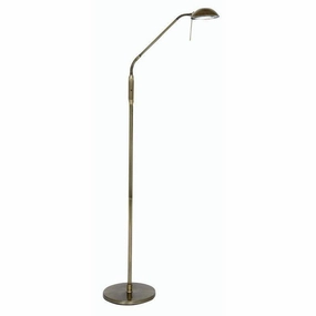Metis Antique Brass Floor Reading Lamp Damaged Box creative lampshade design