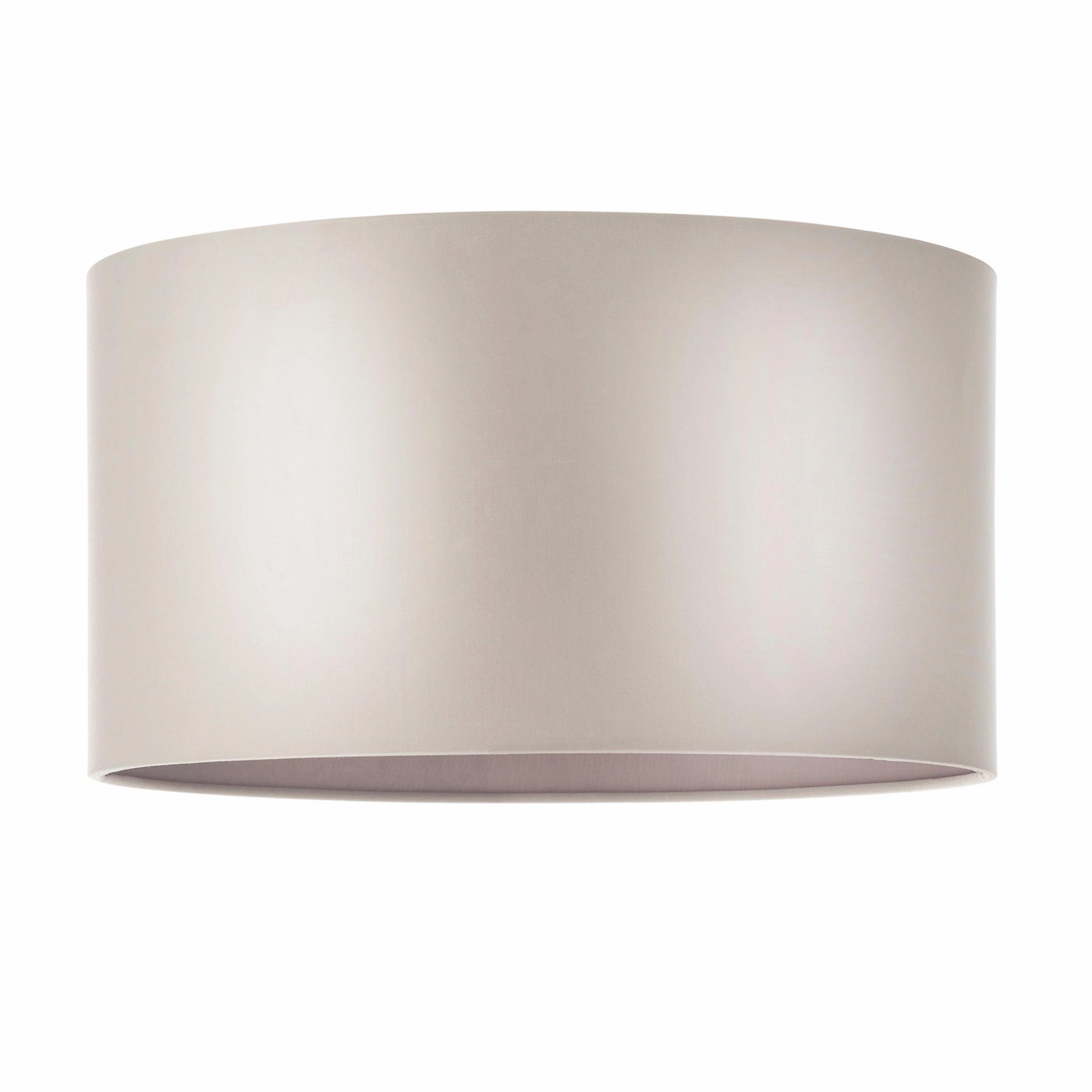 Mink Satin Fabric Shade - 38cm decorative indoor light