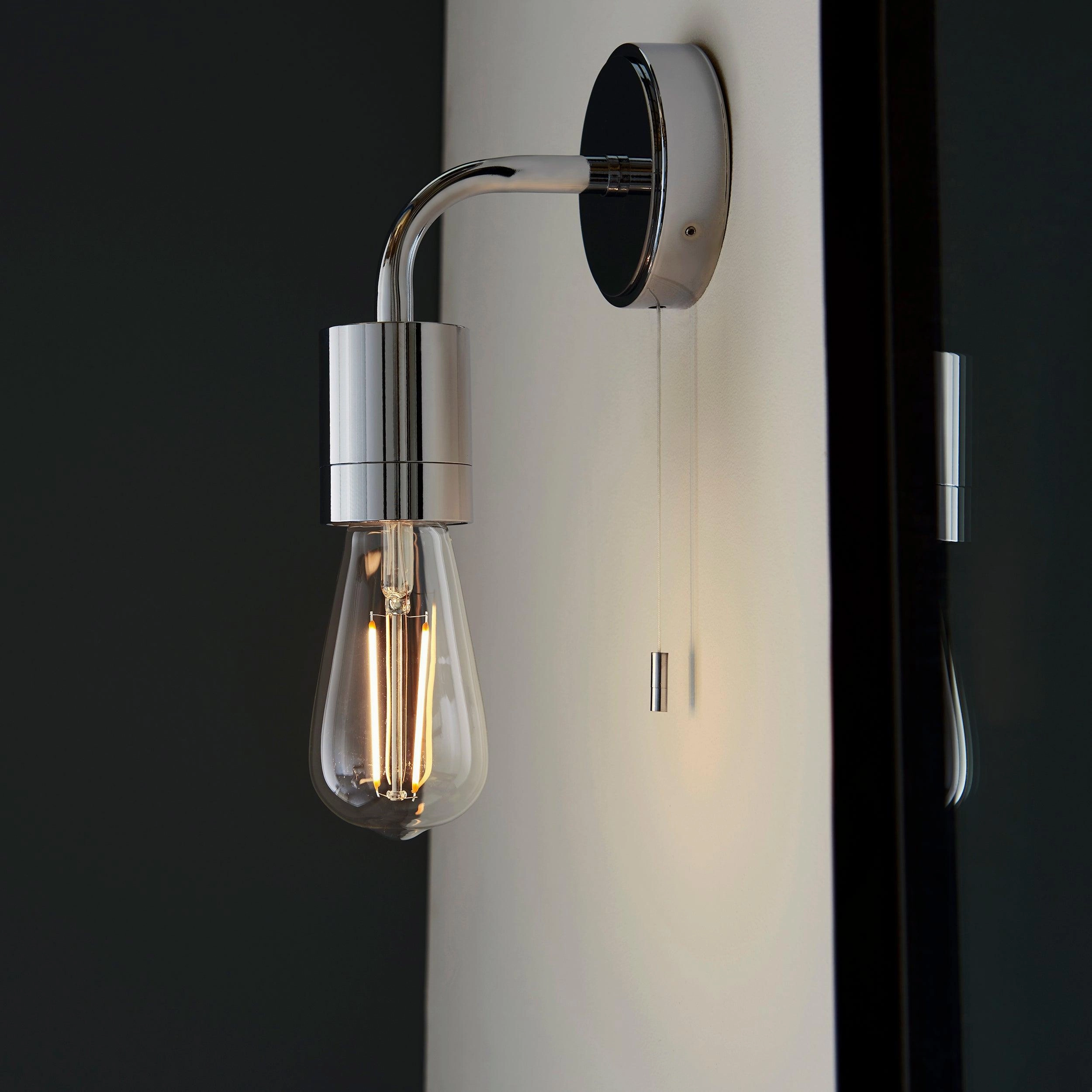 Modern Art Deco Chrome Bathroom Wall Light vintage desk lamp