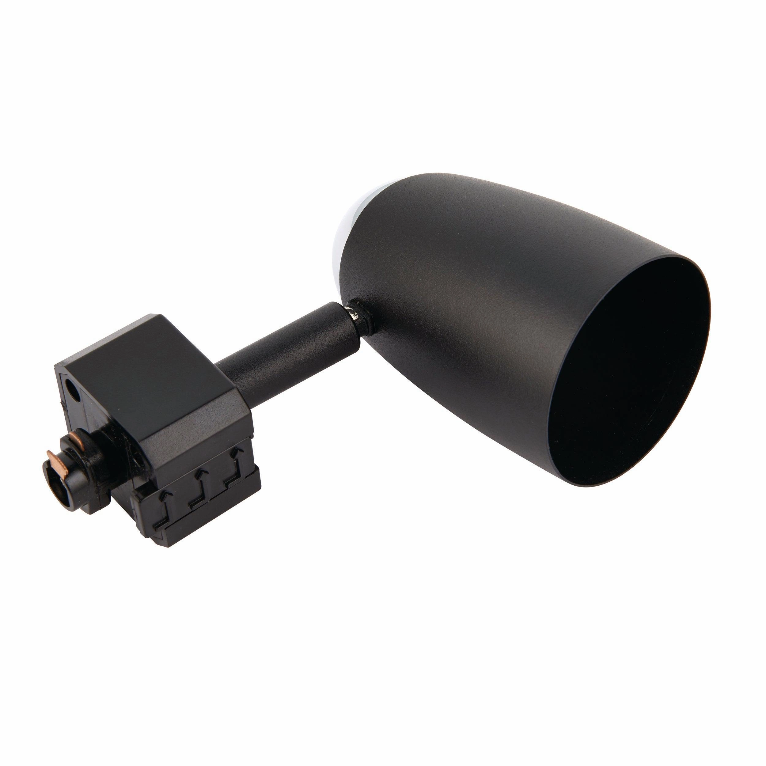 Monte Black Track Head Light 6W weatherproof garden light