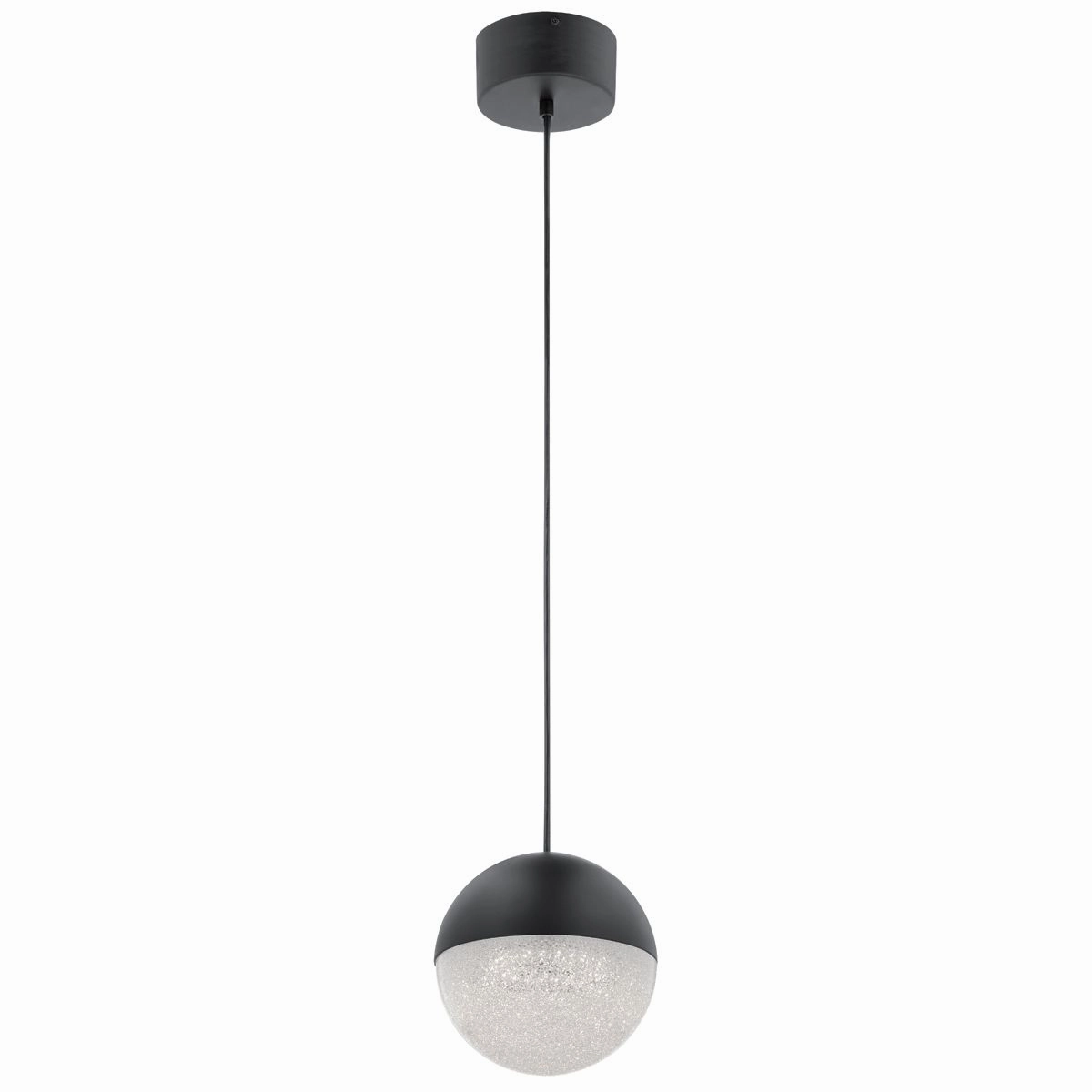 Moonlit LED Mini Black Ceiling Pendant Light flush mount ceiling fixture