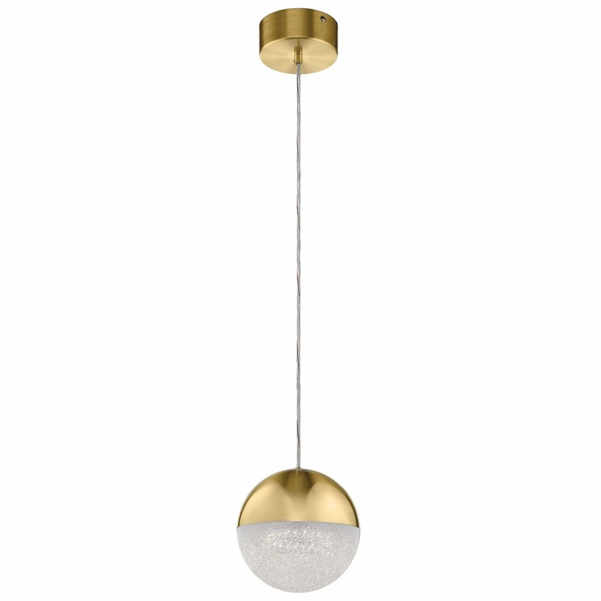 Moonlit LED Mini Gold Ceiling Pendant Light flush mount ceiling fixture