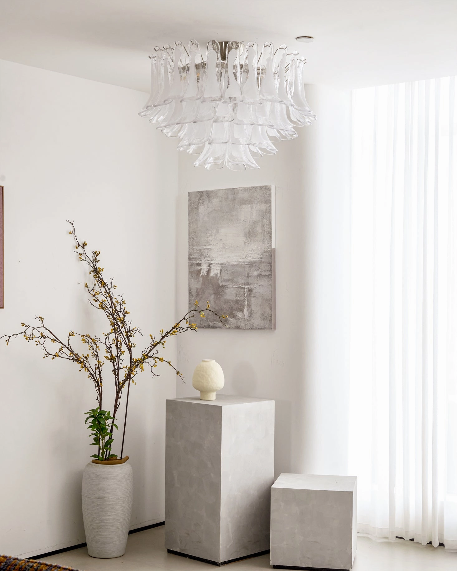 Murano Petal Ceiling Light