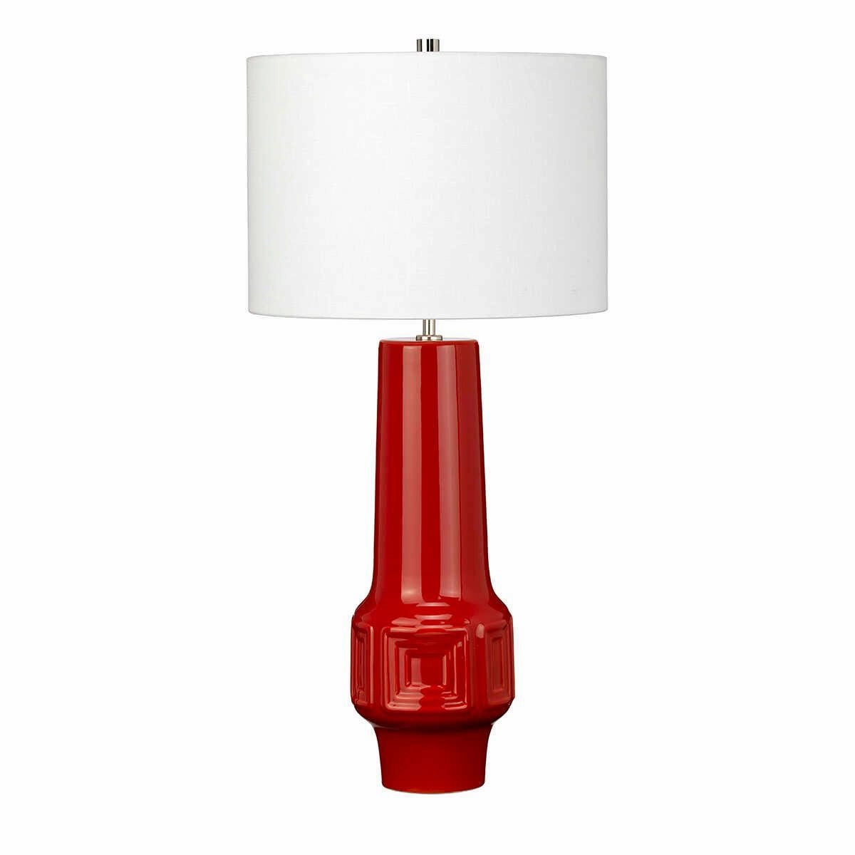 Muswell Red Ceramic Table Lamp