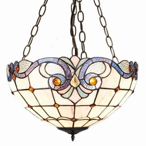 Newcastle Inverted Tiffany Ceiling Light recessed ceiling spot lamp