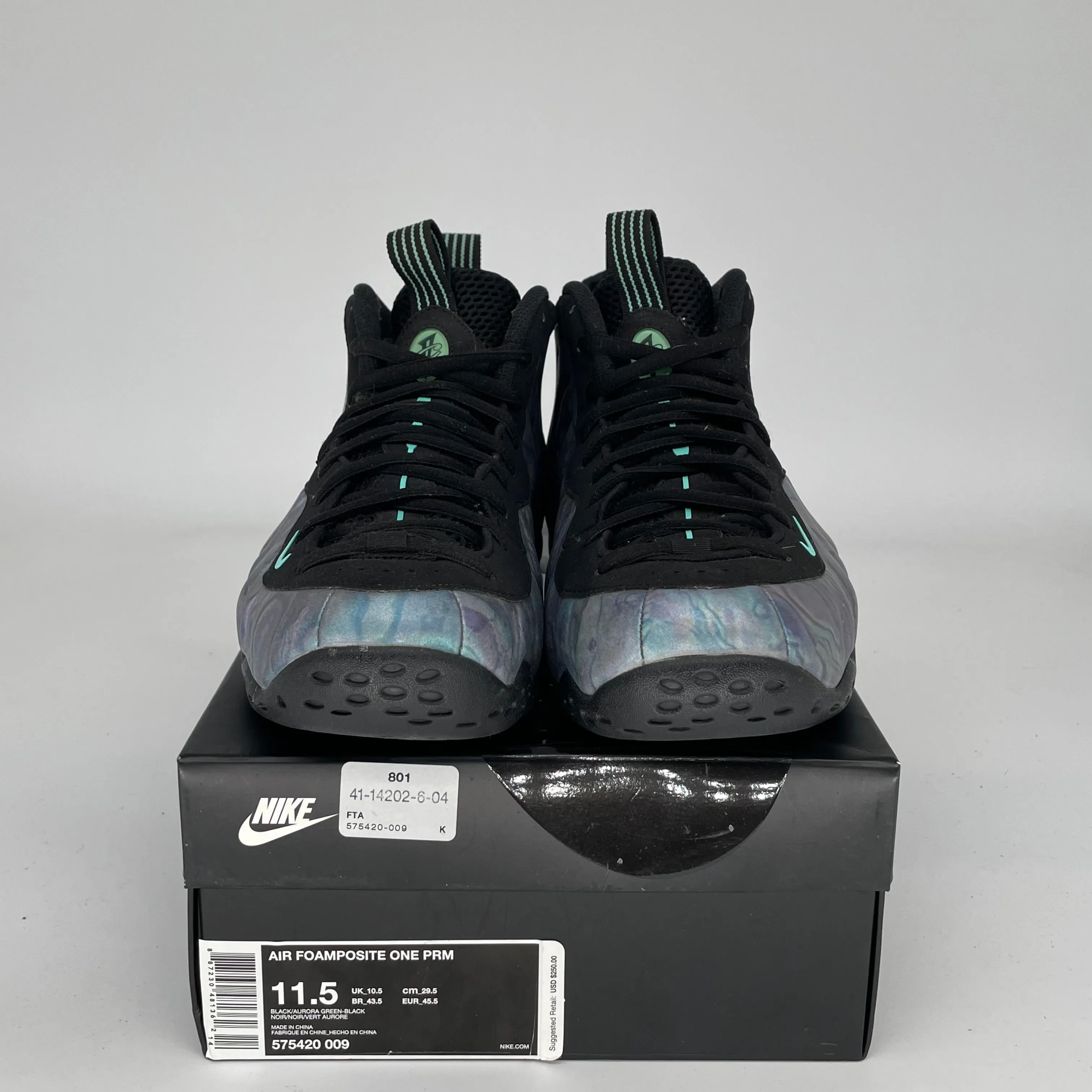 NIKE AIR FOAMPOSITE ONE ABALONE SIZE 11.5 575420-009