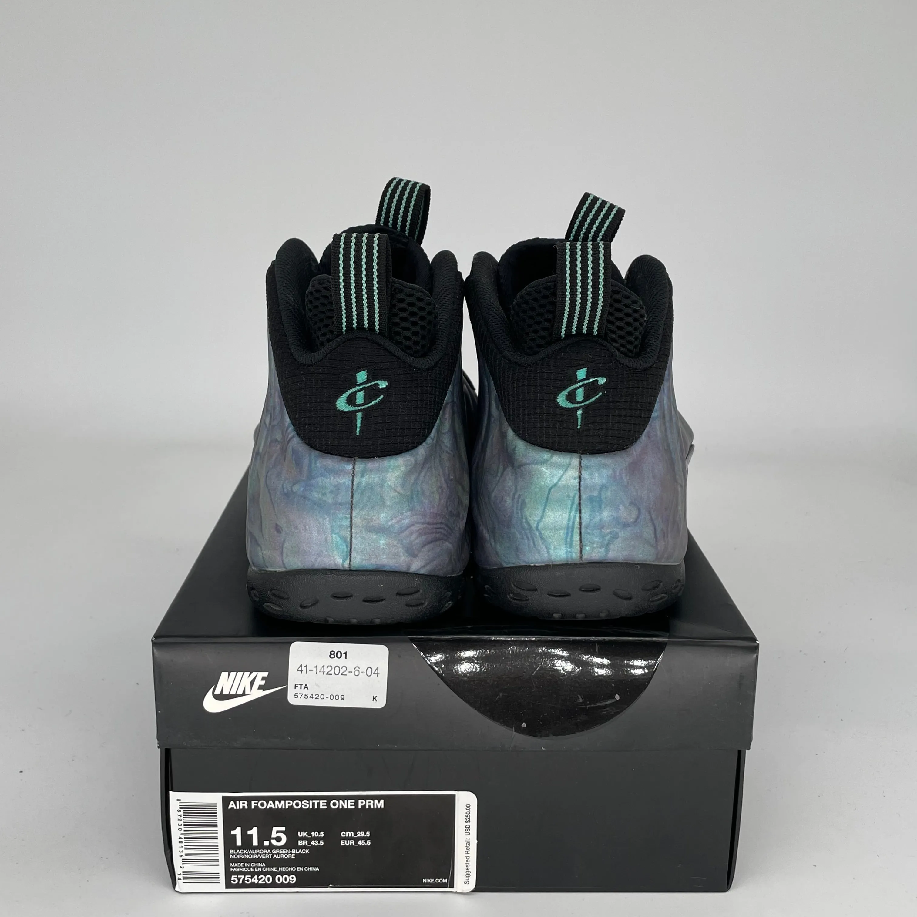NIKE AIR FOAMPOSITE ONE ABALONE SIZE 11.5 575420-009