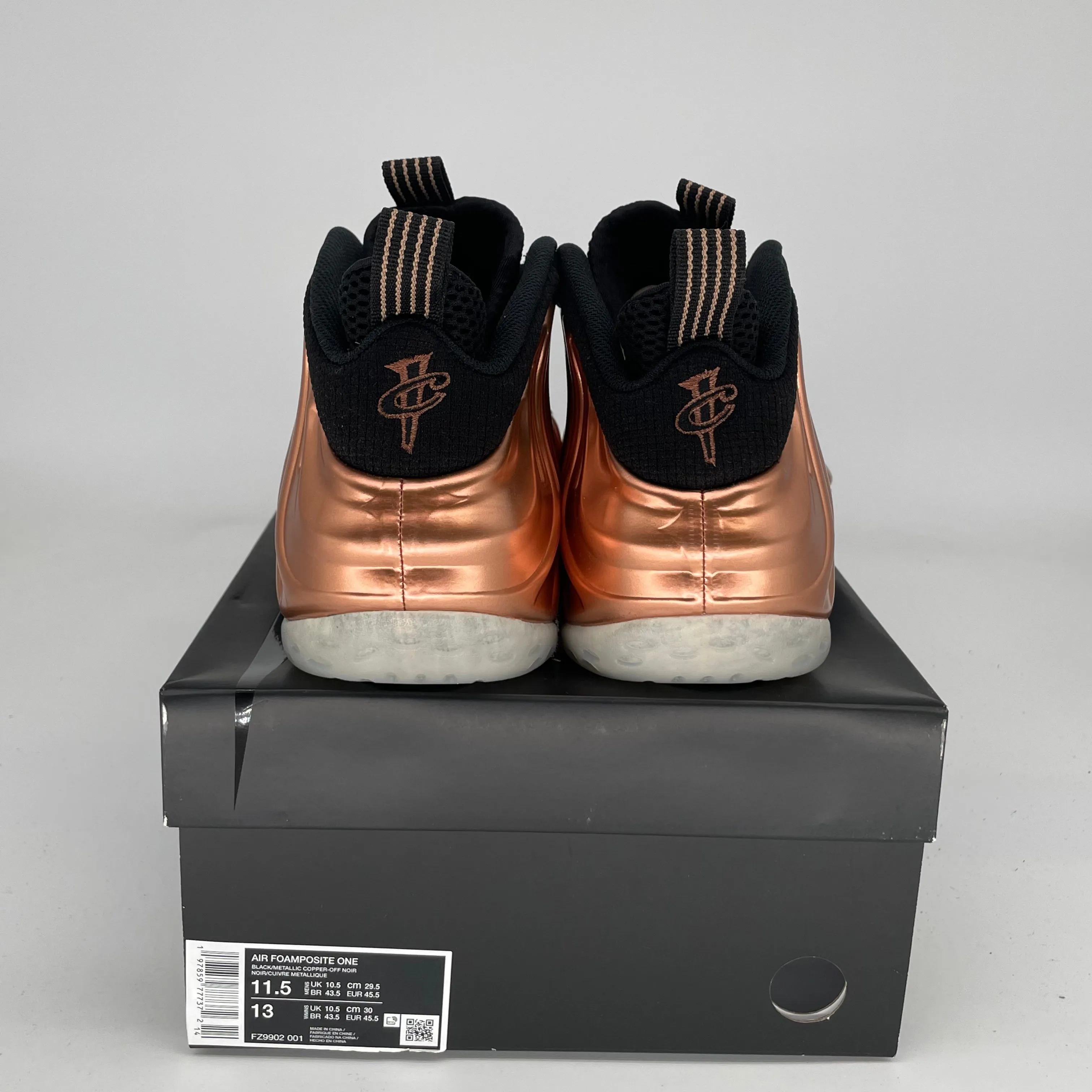 NIKE AIR FOAMPOSITE ONE COPPER SIZE 11.5 FZ9902-001