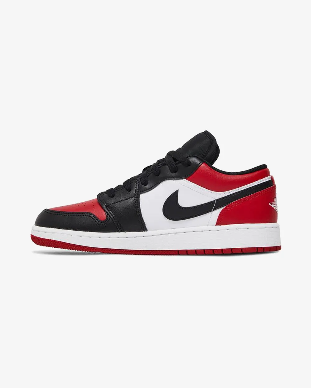 NIKE AIR JORDAN1 LOW BRED TOE GS