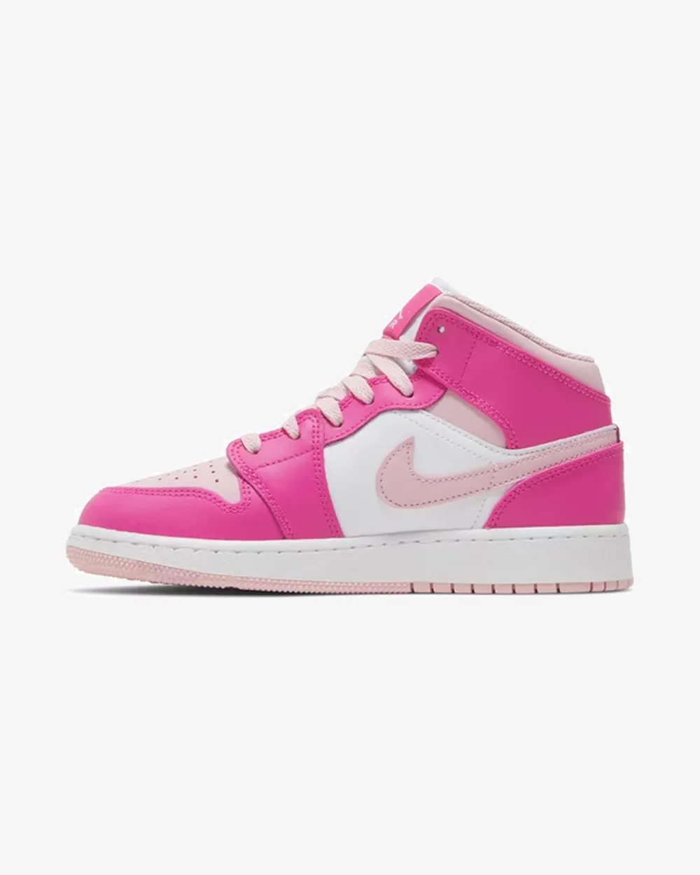 NIKE AIR JORDAN1 MID GS FIERCE PINK