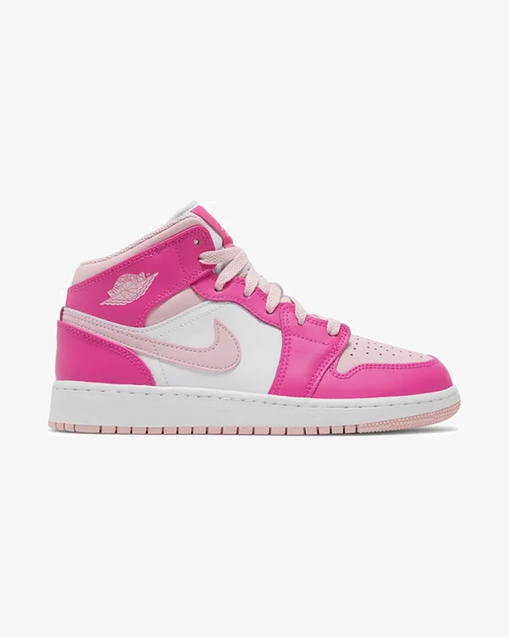 NIKE AIR JORDAN1 MID GS FIERCE PINK