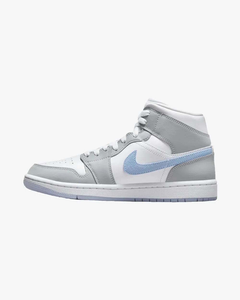 NIKE AIR JORDAN1 MID WMNS WHITE WOLF GREY 2021 / 2023
