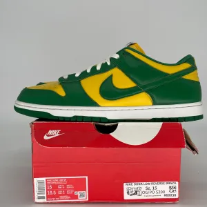 NIKE DUNK LOW BRAZIL SIZE 15 CU1727-700