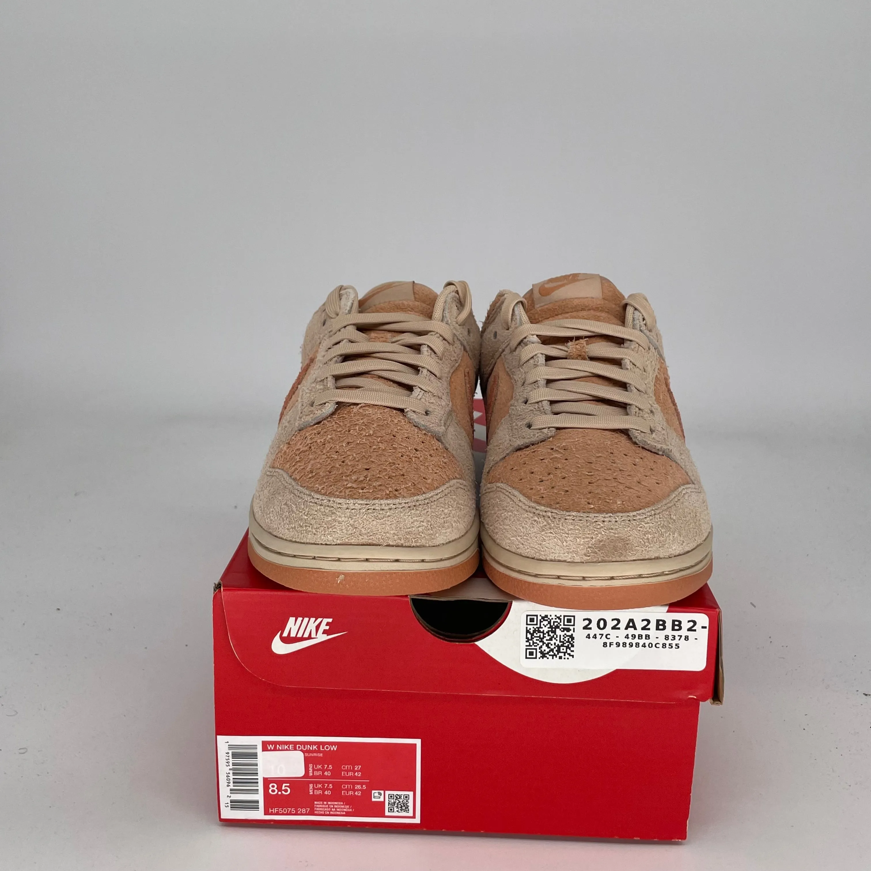 NIKE DUNK LOW BURNT SUNRISE W SIZE 8.5/10W HF5075-287