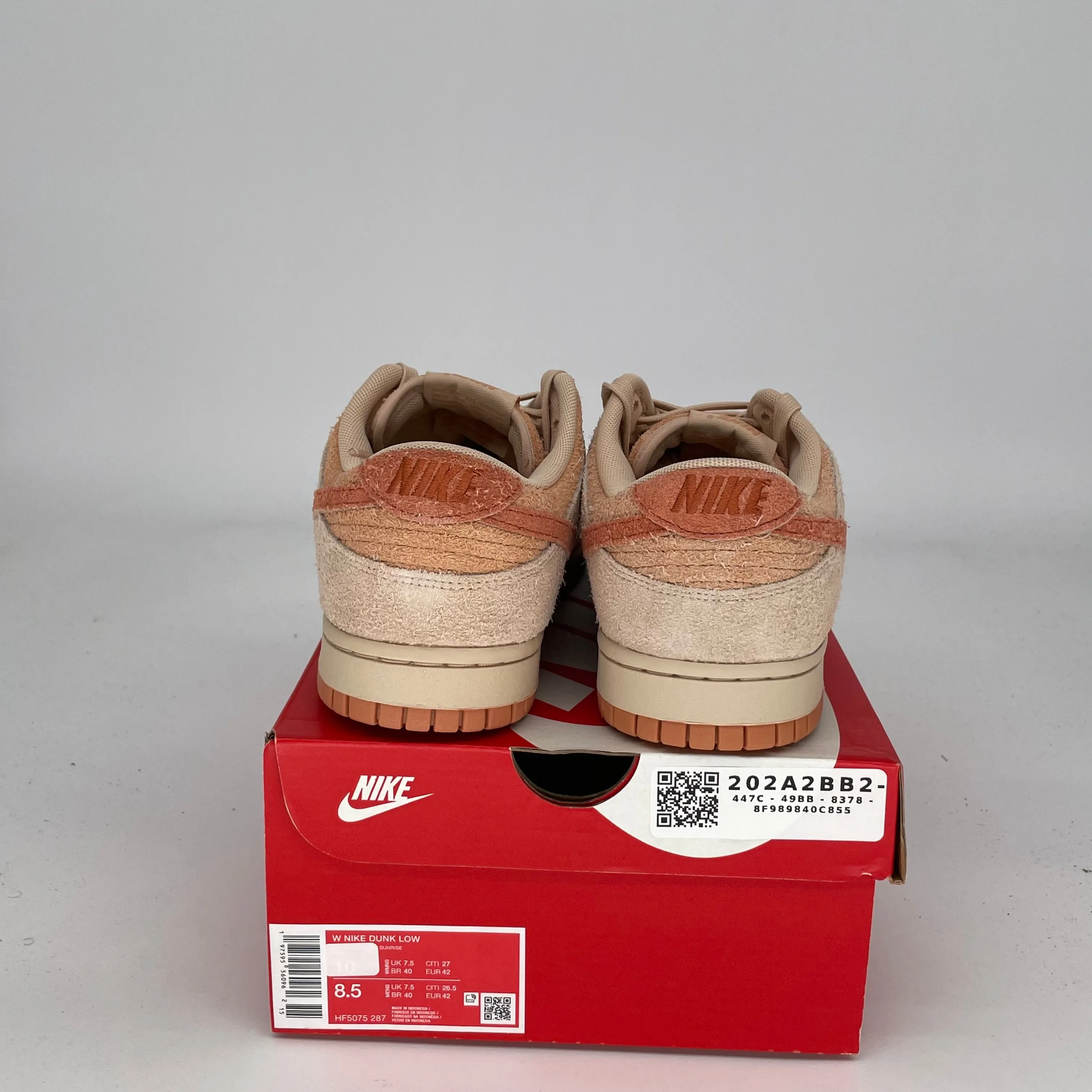 NIKE DUNK LOW BURNT SUNRISE W SIZE 8.5/10W HF5075-287