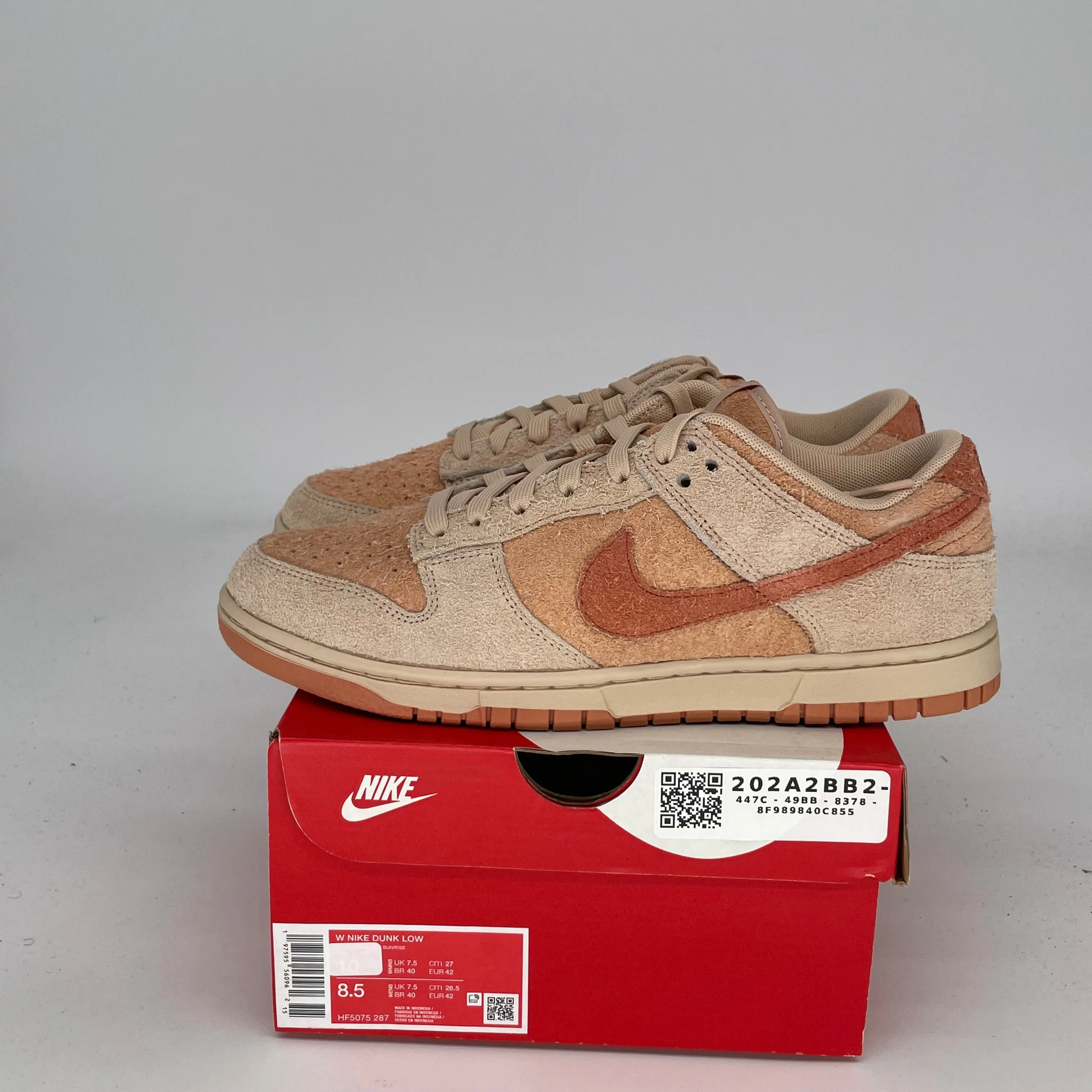 NIKE DUNK LOW BURNT SUNRISE W SIZE 8.5/10W HF5075-287