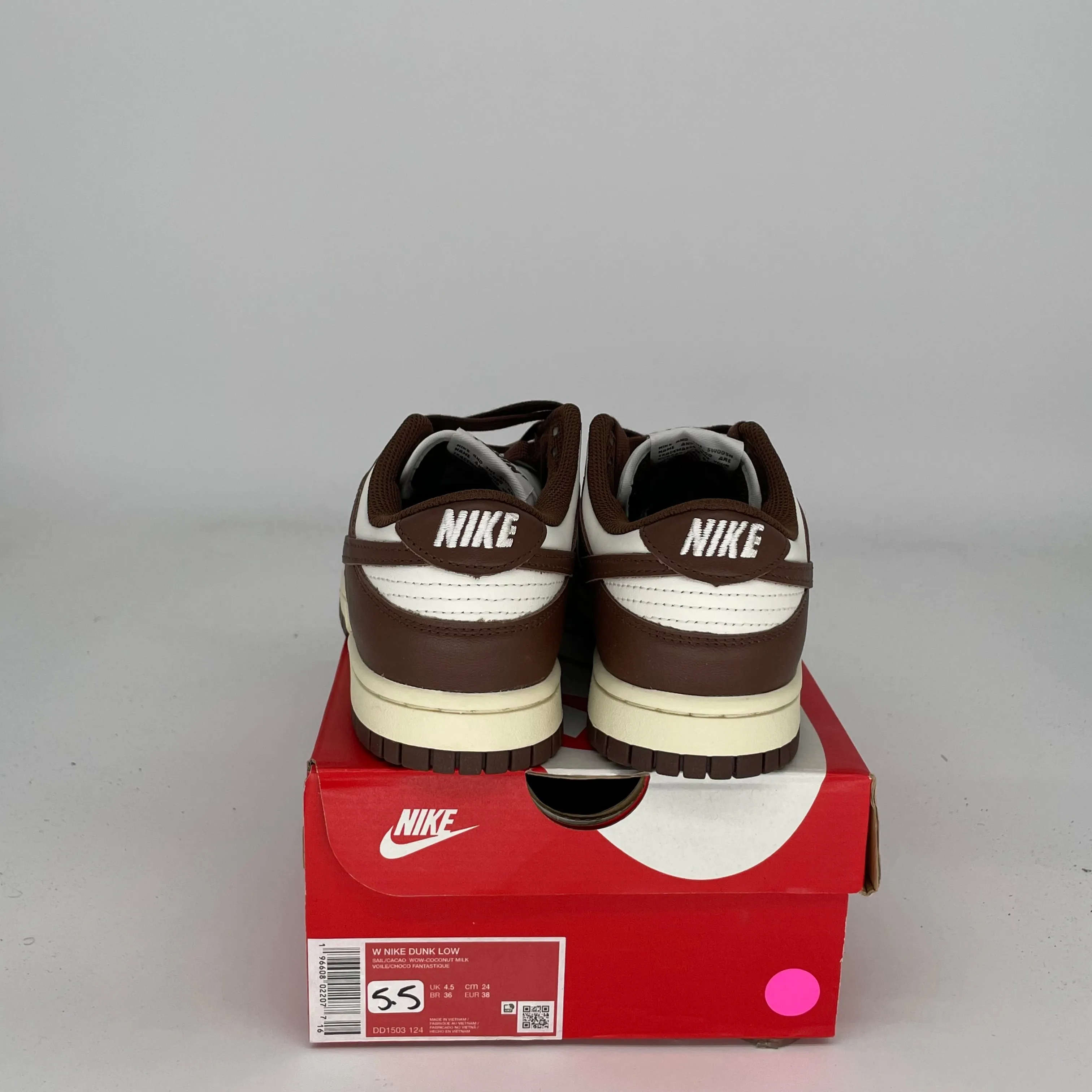 NIKE DUNK LOW CACAO WOW W SIZE 5.5/7W DD1503-124