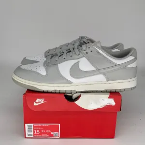 NIKE DUNK LOW GREY FOG SIZE 15 DD1391-103